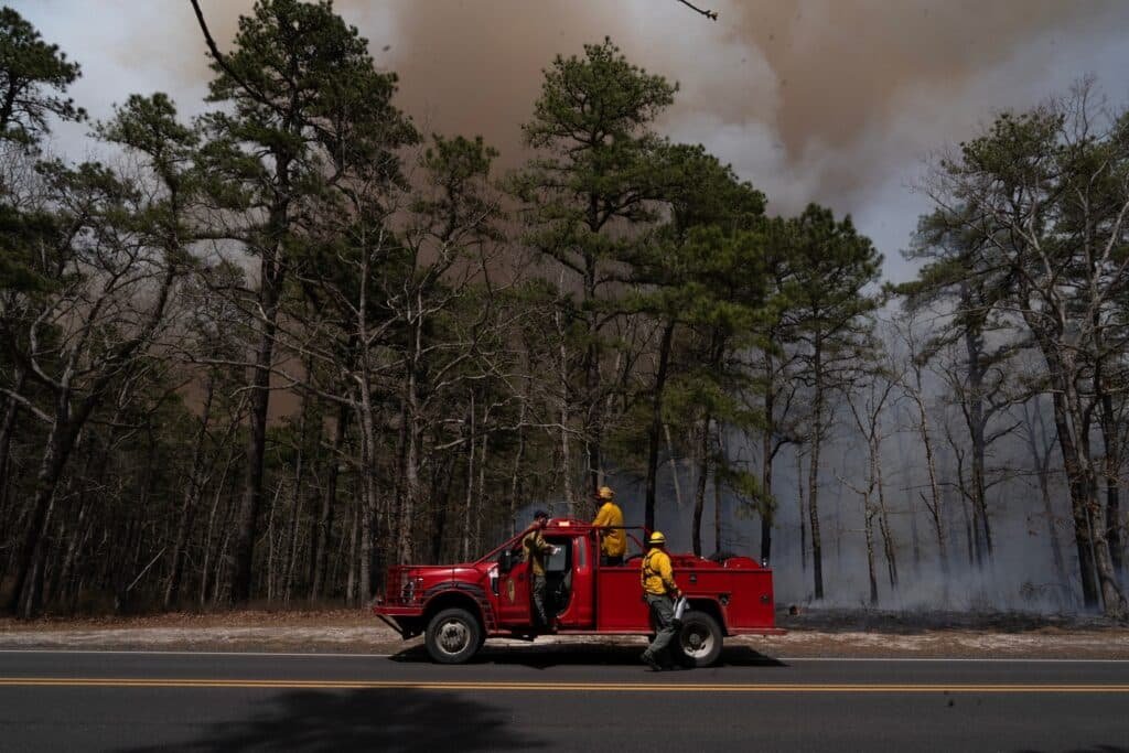 More than 13,000 acres burned in New Jersey, since smoke is expected to reach New York